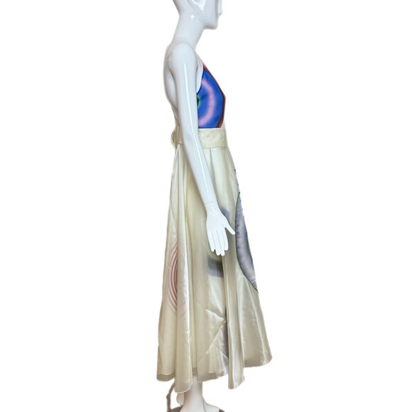 FENDI by KARL LAGERFELD 2008 Vintage Runway Silk Dress - Picture 6 of 12
